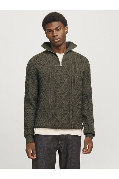 Jack & Jones Premium Strickpullover Einfarbig Strickpullover