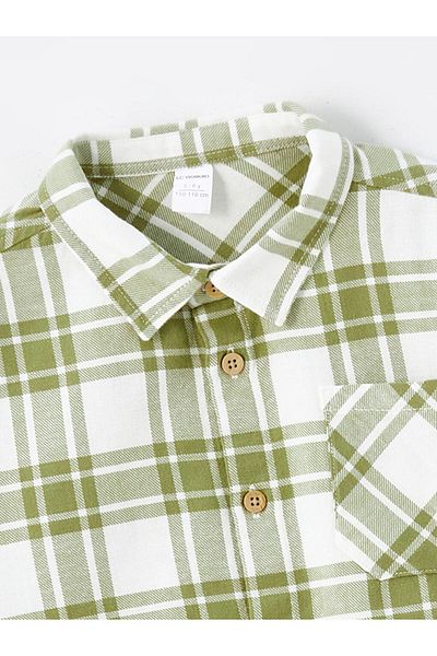 LC Waikiki Long Sleeve Plaid Boy's Shirt