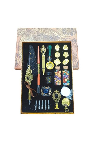 Art Tone STEAMPUNK ANTİQUE SET HAT VE KALİGRAFİ SETİ 24-38 22 PARÇA ÖZEL KUTULU