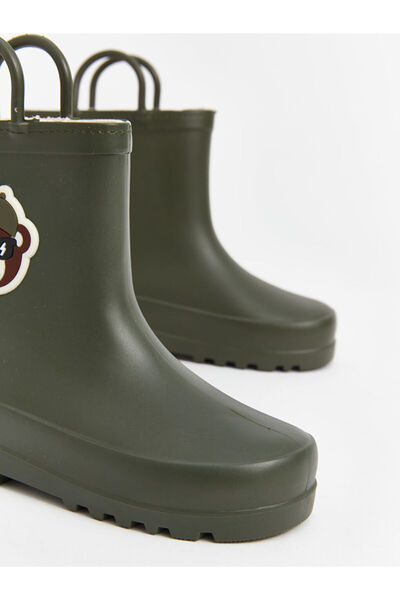 LC Waikiki LCW STEPS Haki Baskılı Erkek Bebek Yağmur Botu