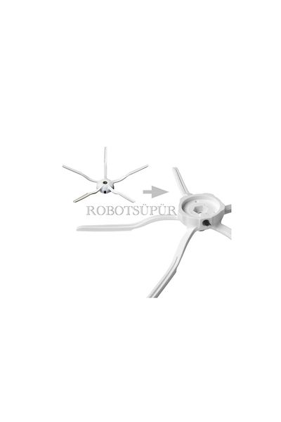 Roboclinic 2 فرشاة جانبية متوافقة مع Roborock S5 Max