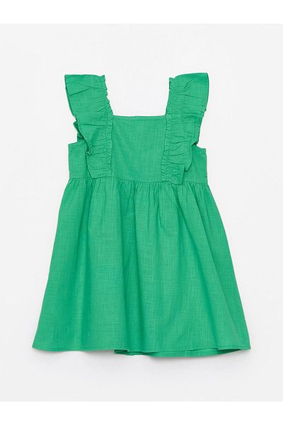 LC Waikiki LCW Square Collar Baby Girl Dress