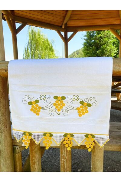 Peacock Вишита ручна серветка, висока якість