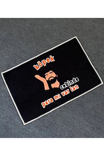 DÜKKAN DESİGN Paspas - Cebinde Para Mı Var Köpek