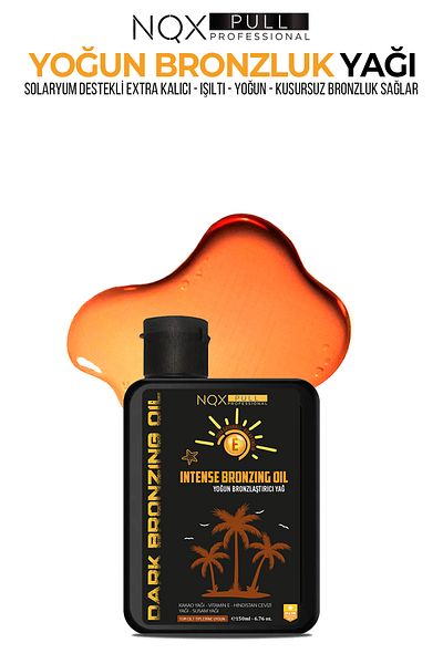 NQX PULL Fast Bronzing - Intensive Bronzing Solarium Oil 150 ml