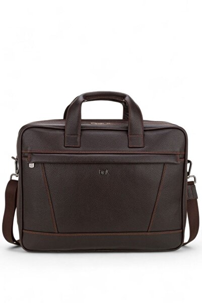 Bilik Deri Coffee-Rölax Men's Laptop & Briefcase Crl S-350-15