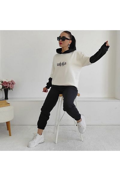 6 butik altı üstü butik Σετ αθλητικές φόρμες με εμπριμέ μανίκια