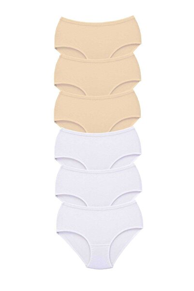 Tutku High Waist 6 Pieces Bato Women's Panties - Thick Rubber S9