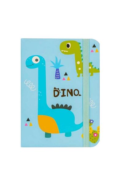 Mikro A7-08 Dinosaurs Striped 80YP Notepad - Micro