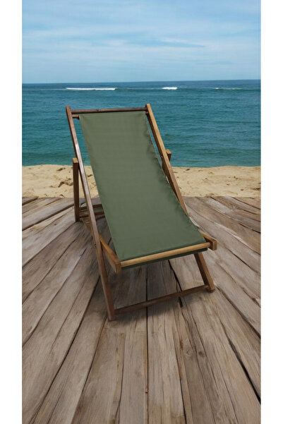 ea elizi ahşap Katlanabilir ahşap Şezlong duck kumaş dış mekan