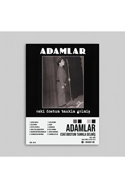 Orendart Adamlar - Eski Dostum Tankla Gelmiş Albüm Spotify Çerçevesiz Tasarım...
