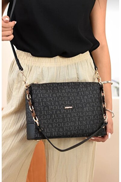 ÇANTAM GELSİN Women's Justpolo Patterned Messenger Bag Shoulder and Hand Bag