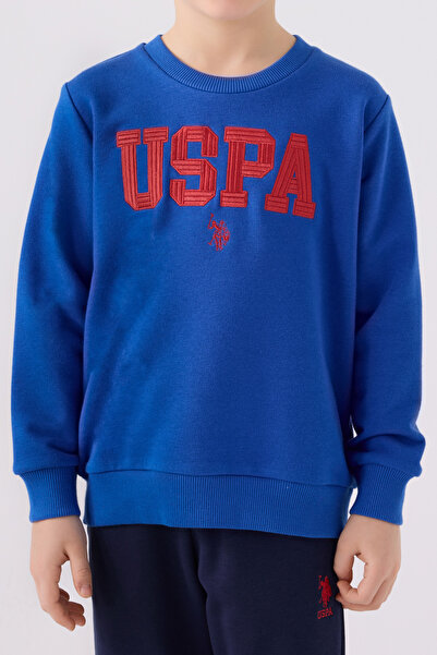 U.S. Polo Assn. ERKEK ÇOCUK 4-14 YAŞ , MANŞETLİ PAÇA , 3 İPLİK ŞARDONSUZ EŞOFMAN TAKIMI