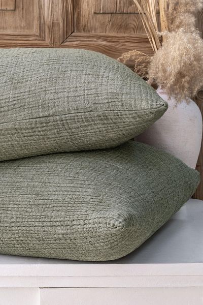 Meet MyNatural Față de pernă din bumbac muselin organic - 4 straturi, 50*70cm, 2 buc.