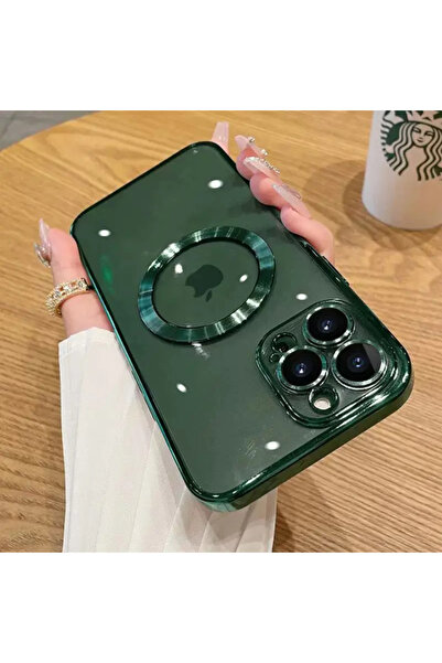 EDELFU iPhone 14 Pro [2022] Kamera Lens Korumalı Silikon Magsafe Özellikli Kılıf