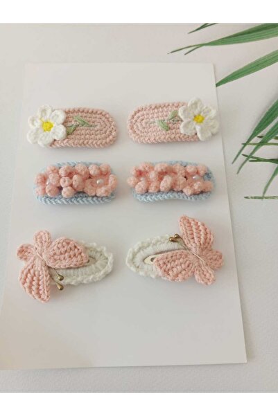 Kadın Girişimciler Atölyesi Χειροποίητα βιολογικά μικτά αξεσουάρ μαλλιών 6 τε...