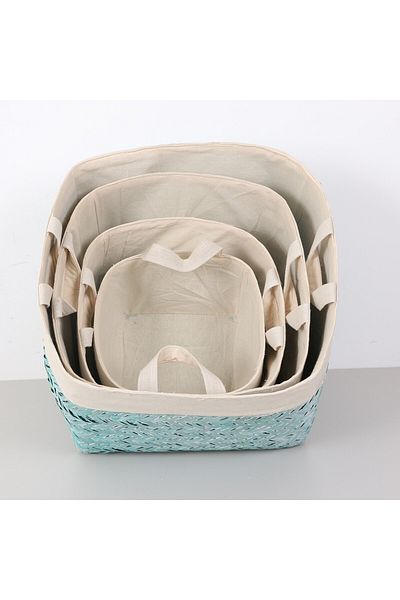 Mylamp Coș M din bambus natural Humi 25x25x21 cm