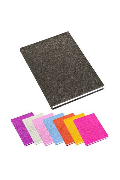 Mikro Nt-23 Plain Glittered Lined Notepad 13x19cm