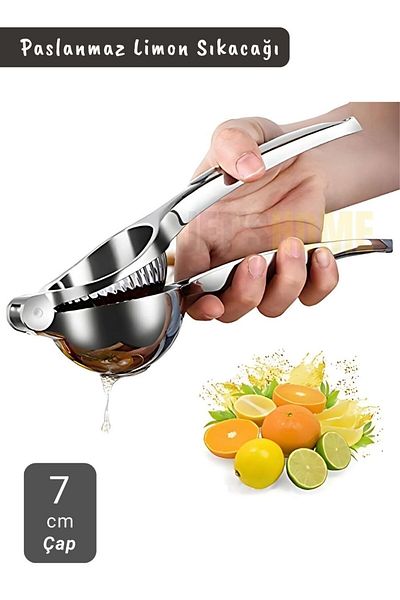 Jet's Home 22 cm Stainless Lemon, Citrus and Tangerine Juicer