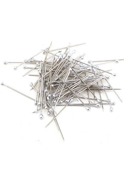 Yüsra Home 1 Pk White Cap 100 Pcs Total 100 Pcs Bulk Needles