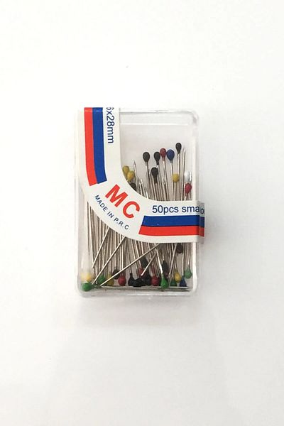 Yüsra Home Total 100Pcs of 50Pcs Bulk Needles with 2 Pk Color Heads