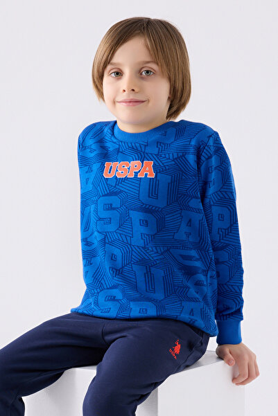 U.S. Polo Assn. Uspa Li?sansli Erkek Çocuk 4-14 Yaş Manşetli? Paça 3 I?pli?k Şardonsuz Eşofman Takimi Yeni? Sezon