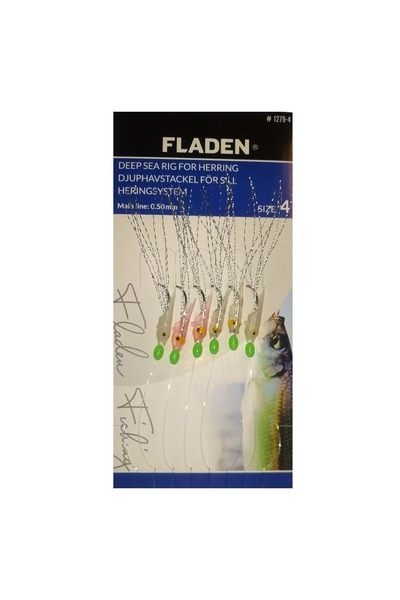 FLADEN F1279-4 Fladen Sabiki Lumi Shrimp Kanca No:4 6lı Lüfer Palamut Çaparisi