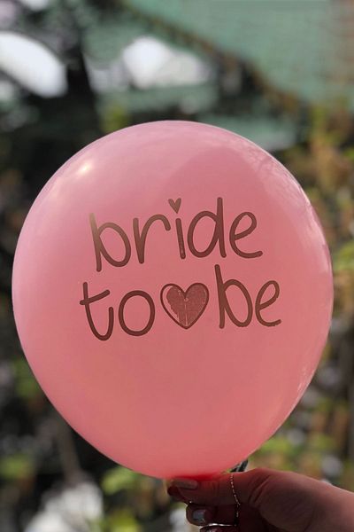 Atölye Mi Bride to Be Printed Balloons Bride Party Balloons 10 Pack