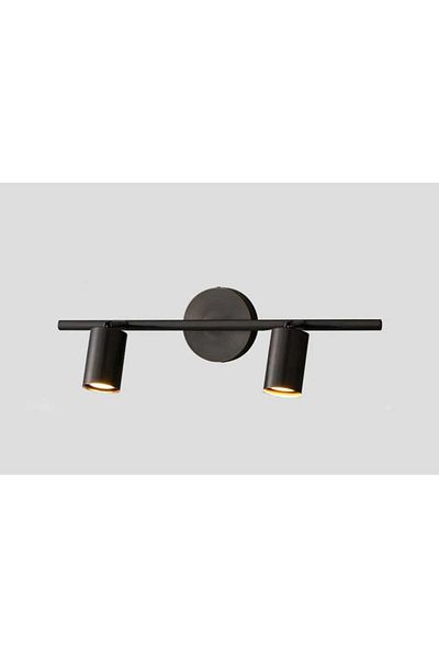 demet habek mylights Mylights Matte Black Double Led Spot Led Sconce Led Chandelier Led Wall Sconce with Daylight Bulb