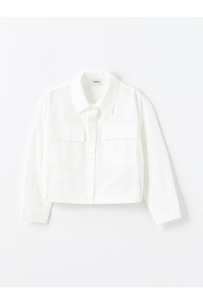 LC Waikiki Lcwk Long Sleeve Girl's Shirt Jacket