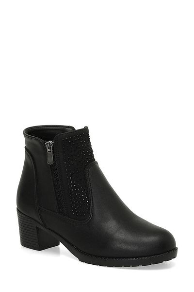 Polaris 166686   Black Stone Women's Heeled Boots