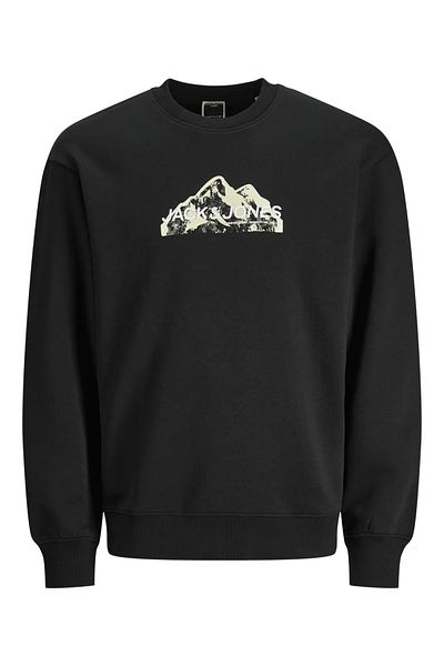 Jack & Jones Jcomountaın Logo Crew Neck Men's Sweatshirt