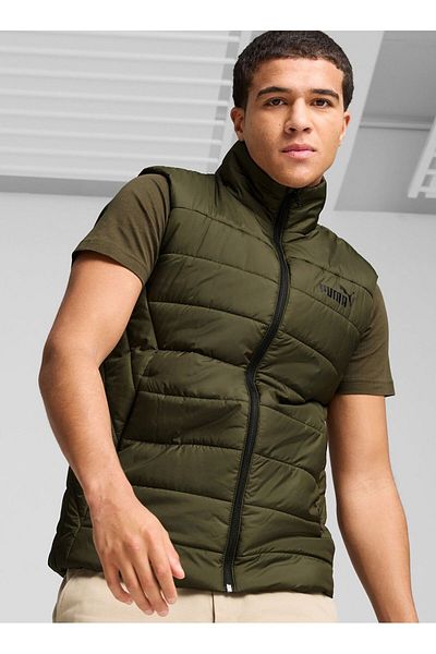 Puma Ess Padded Men's Vest - Dark Green, Model 84893970