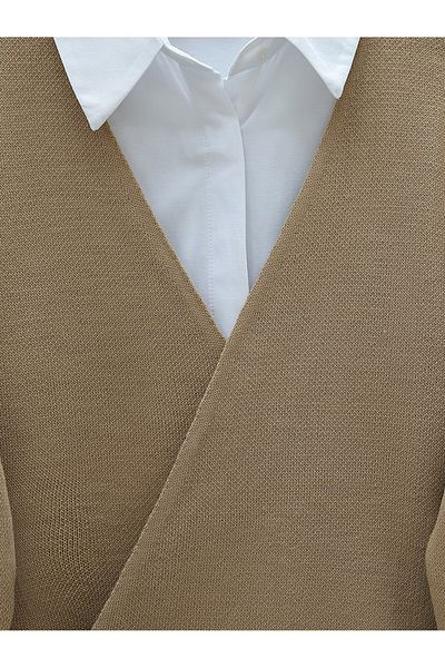 Modamorfo Mink Knitwear Set - Lace Front and Cardigan