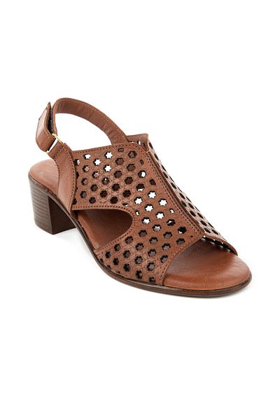 Hush Puppies Fi.To ( 624216 ) - Genuine Leather, Adjustable Velcro Anatomical Women's Sandals