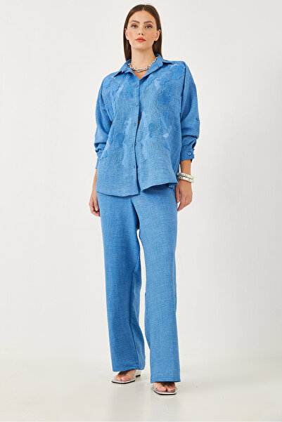 Bianco Lucci Жіночий вишитий комплект з верху та спідниці Suzene 60551003