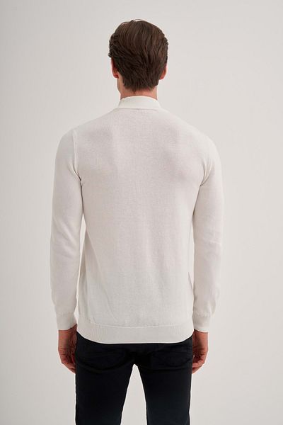 Cazador Caz 3603 Yrm Blk - 24Kceeo03603 Ecru Sweater