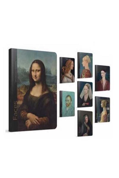 Gıpta 80 Sheets 8X12 cm Lined Notebook Thread Stitching Hard Cover - Piece Is Price