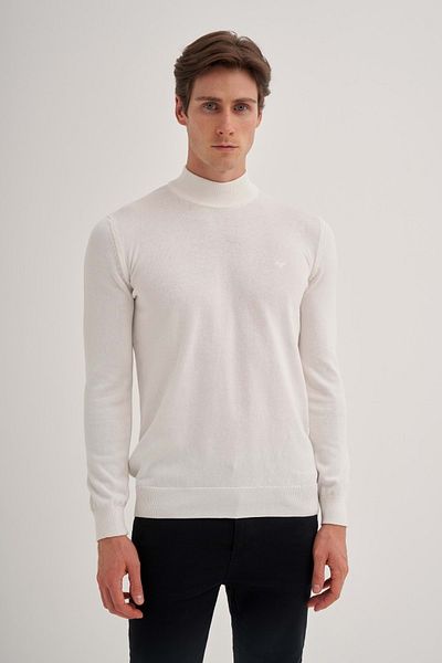 Cazador Caz 3603 Yrm Blk - 24Kceeo03603 Ecru Sweater