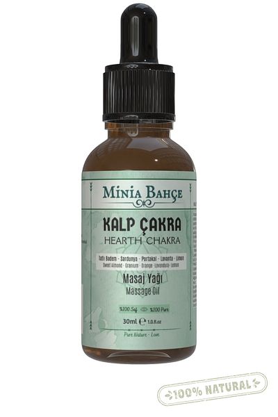 Minia Bahçe Bitki ve Sanat Atölyesi Aromatherapy 7 Chakra Massage Oil Set |   100% Pure and Natural - 210 ml