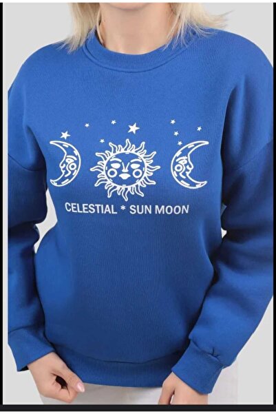 KOZİA OUTDOORS Голям унисекс суичър с щампа Malkoçbey с О-образно деколте