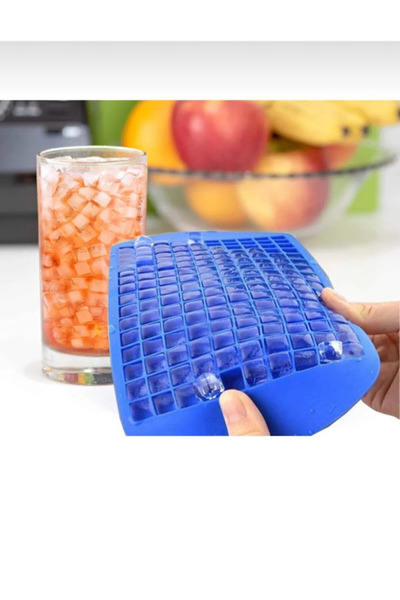 CocoVia Pratik 160'lı Silikon Minik Küp Şekilli Buz Kalıbı | Mini Buz Küpü