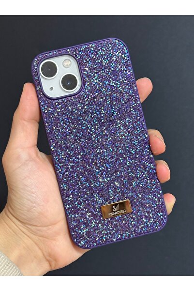 HYPERSOFT حافظة لهاتف آيفون 15 (6.1 بوصة) متوافقة مع حجر الألماس اللامع الماس...