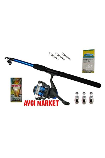 Avcı KAMIŞ MAKİNE OLTA SETİ ÇOCUK İÇİN