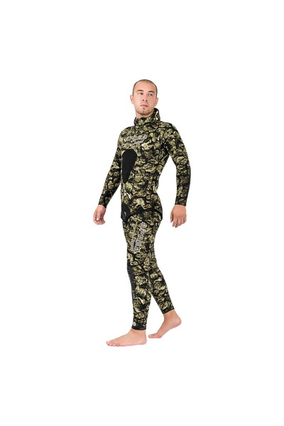 Genel Markalar 7mm Legend Rock Kamuflaj Avcı Dalış Elbisesi - S