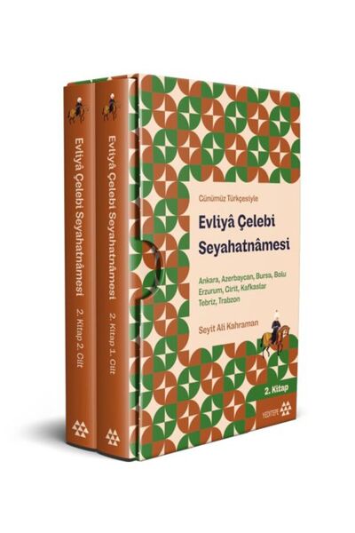 Yeditepe Yayınevi Evliya Çelebi Seyahatnamesi 2. Kitap 2 Cilt (Kutulu) Ankara...