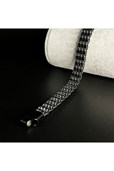 YILDIZ DOĞAL TAŞ SERTİFİKALI Hematit Taşı Şık Erkek Siyah Doğal Taş Bileklik Mıknatıslı ve Kilitli Kapama