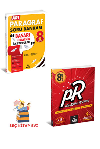 Arı Yayıncılık ARI YAYINCILIK 8. Sınıf Arı Paragraf Soru Bankası- 8. Sınıf Pa...