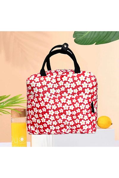 Harika ikizler Thermal Lunch Box ; Hot, Cold Use, Red