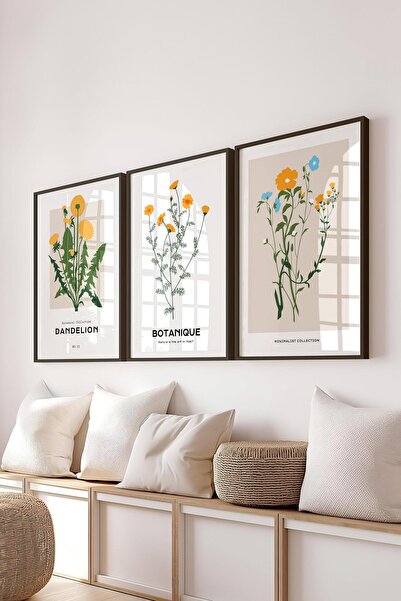 Postifull Set de picturi cu rame, 3 bucăți de rame negre și set de postere cu...